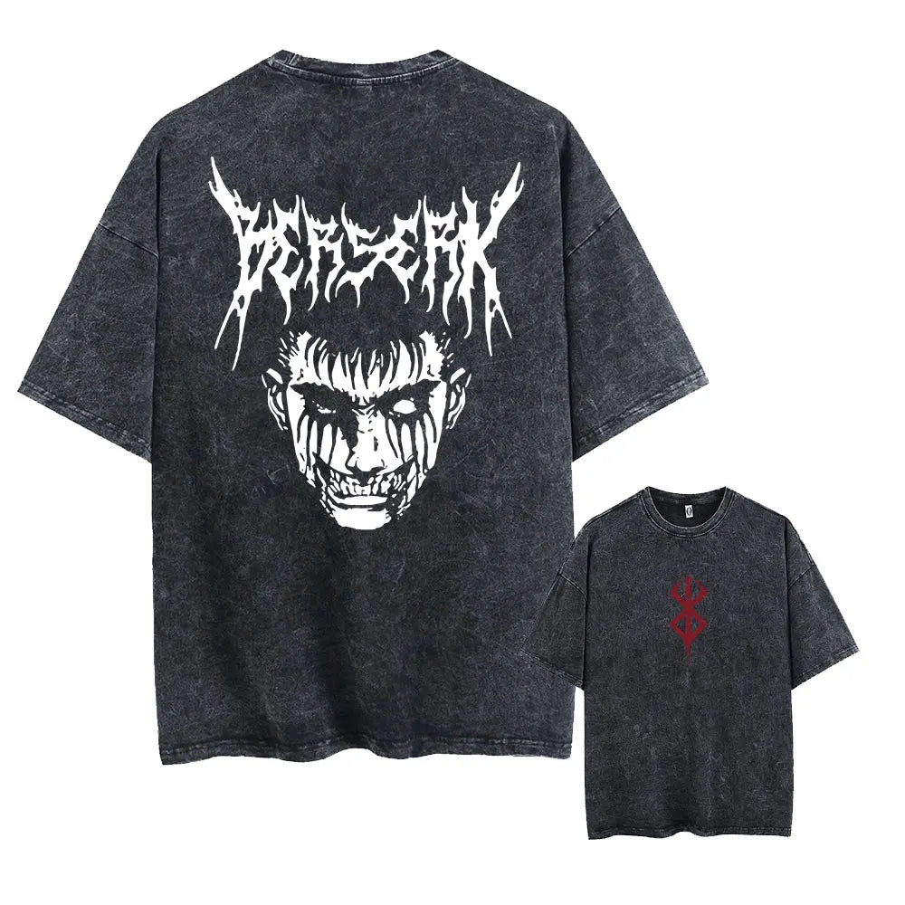 Berserk Anime Washed T-Shirts - Collection #2