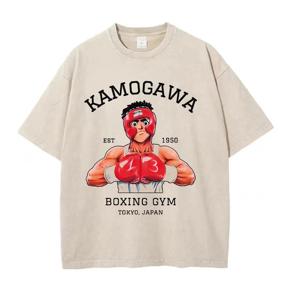 Hajime No Ippo Anime Washed T-Shirts - Collection #2