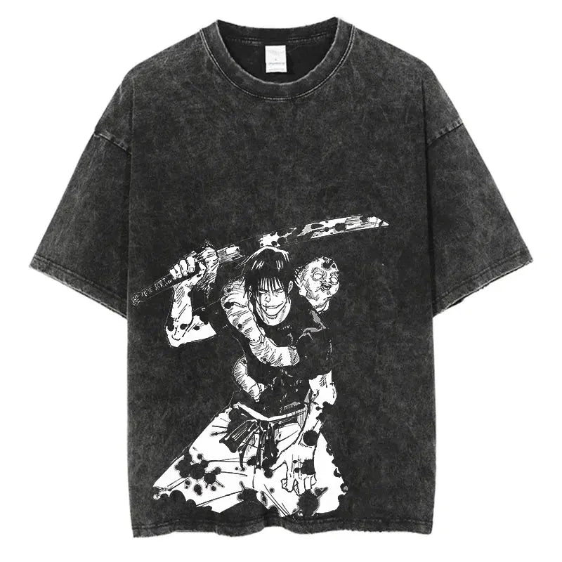 Jujutsu Kaisen Anime Washed T-Shirts - Collection #3