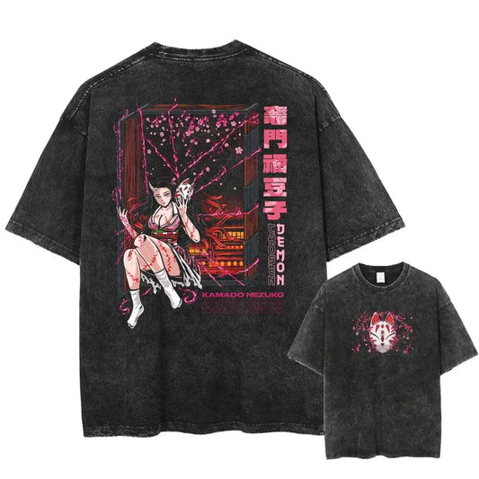 Demon Slayer Anime Washed T-Shirts - Collection #2