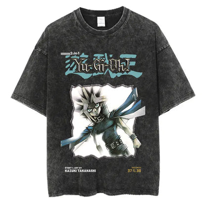 Yu Gi Ou Anime Washed T-Shirts