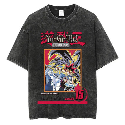 Yu Gi Ou Anime Washed T-Shirts