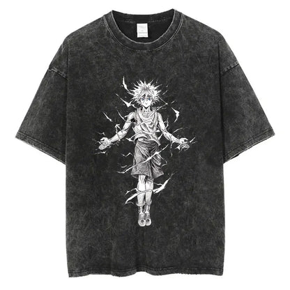 Hunter x Hunter Anime Washed T-Shirts