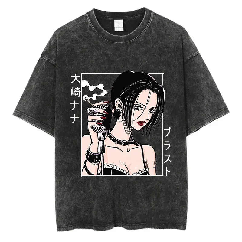 Nana Osaki Anime Washed T-Shirts