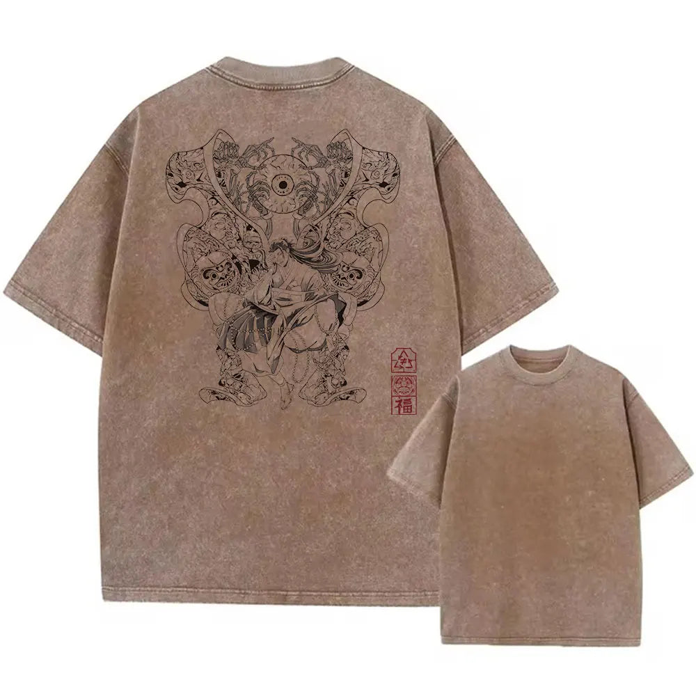 Jujutsu Kaisen Anime Washed T-Shirts - Collection #2