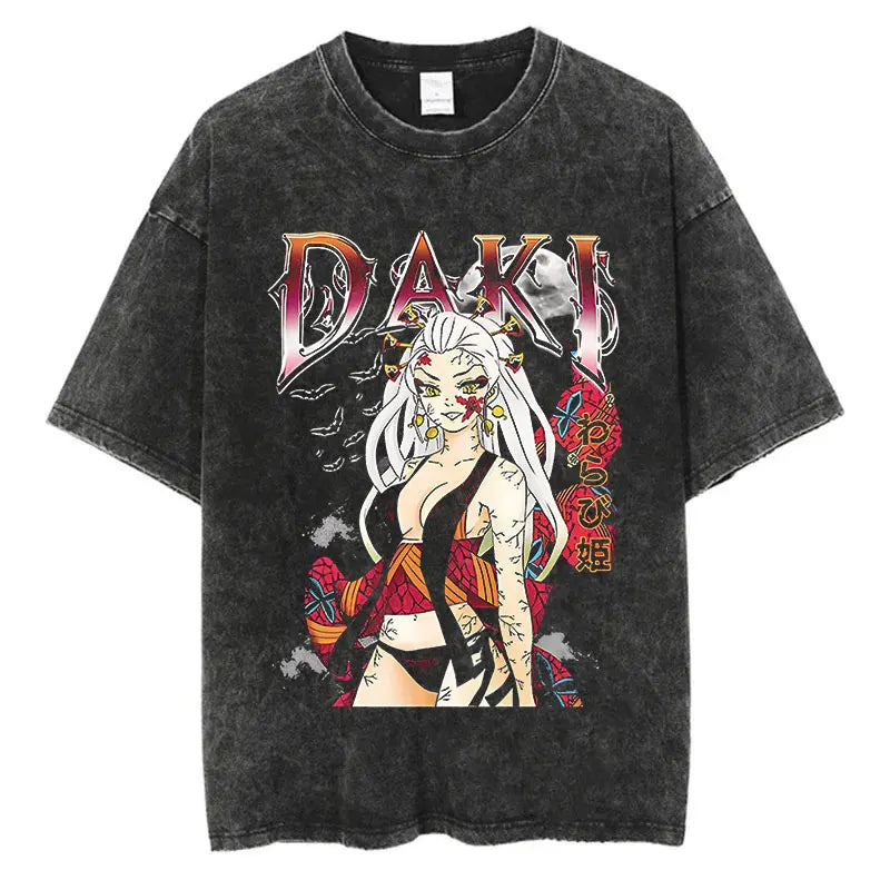 Demon Slayer Anime Washed T-Shirts