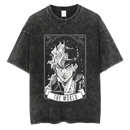 JoJo Bizarre Adventure Anime Washed T-Shirts - Collection #2