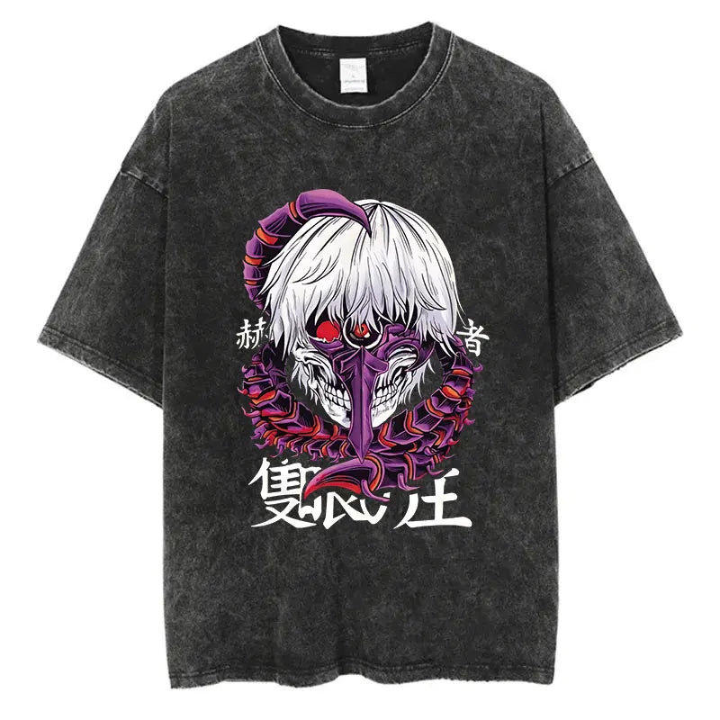 Tokyo Ghoul Anime Washed T-Shirts