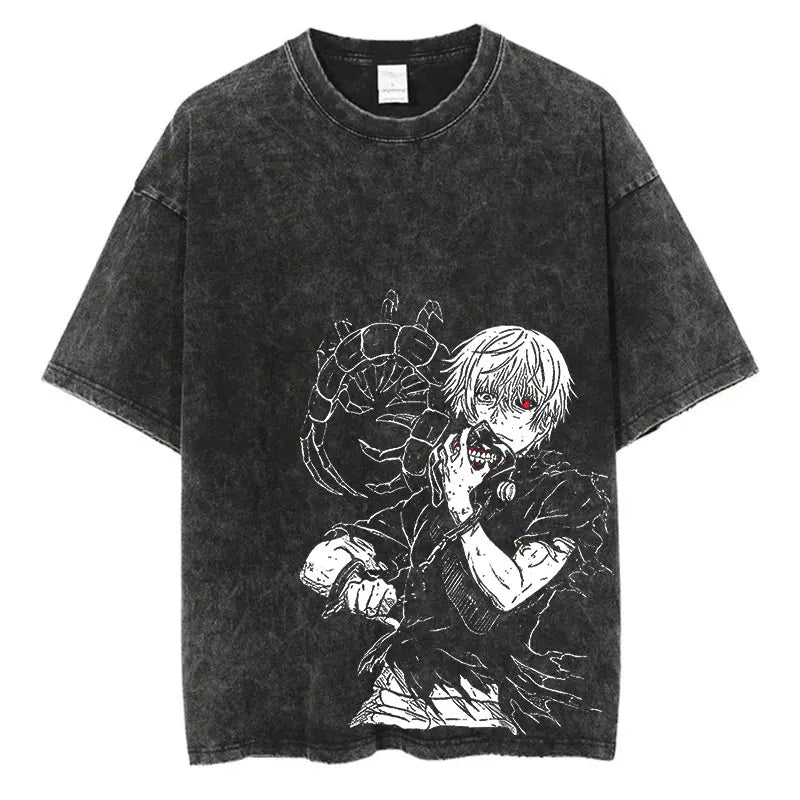 Tokyo Ghoul Anime Washed T-Shirts