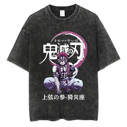 Demon Slayer Anime Washed T-Shirts