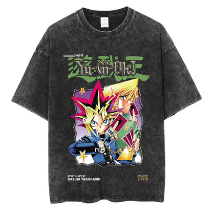 Yu Gi Ou Anime Washed T-Shirts