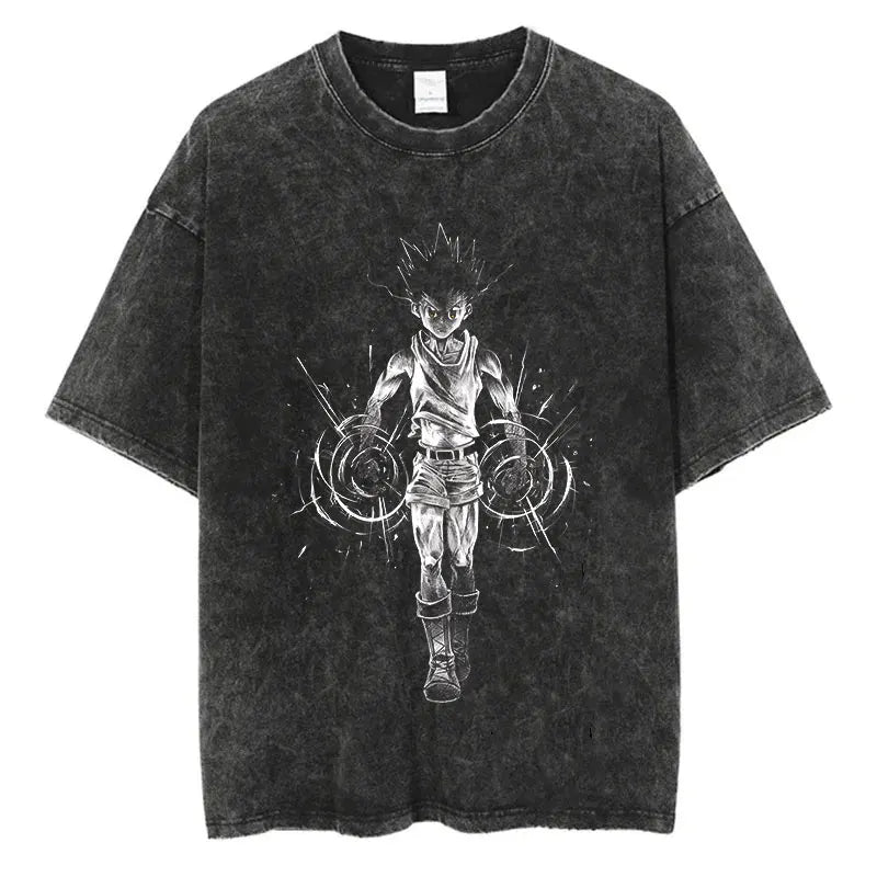 Hunter x Hunter Anime Washed T-Shirts