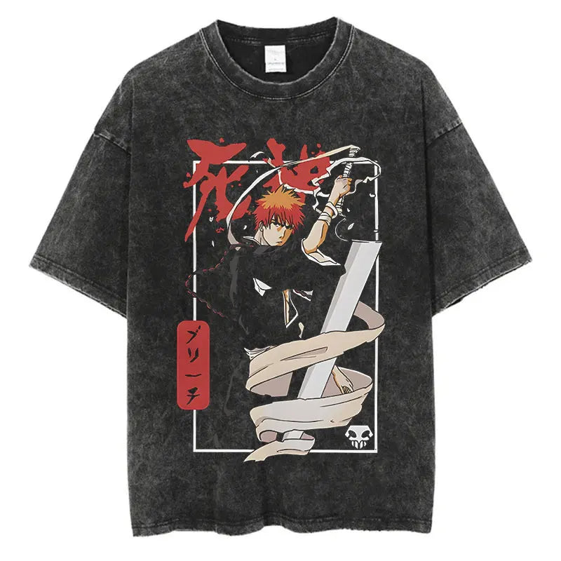 Bleach Anime Washed T-Shirts - Collection #2