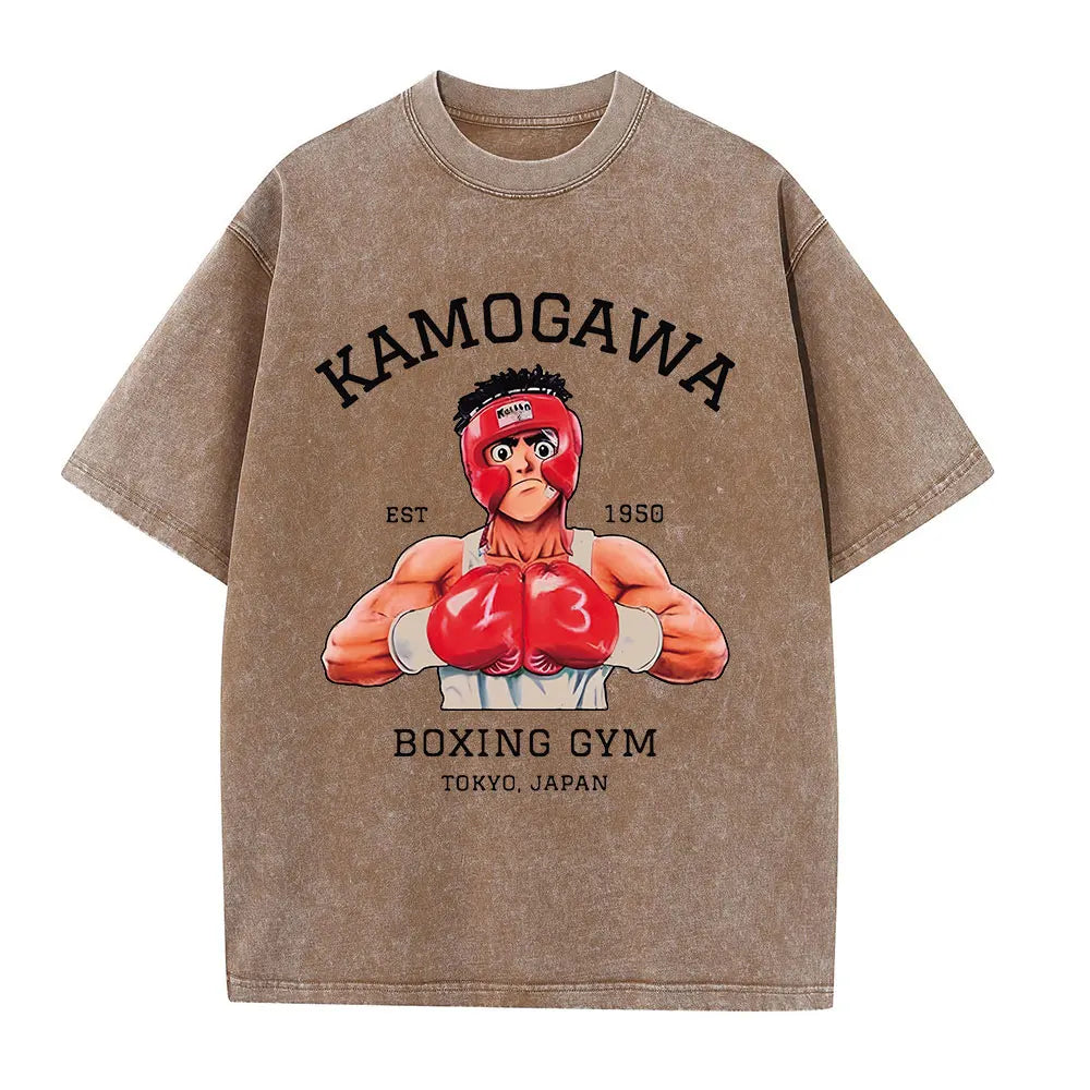 Hajime No Ippo Anime Washed T-Shirts - Collection #2