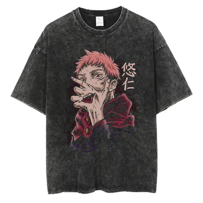 Jujutsu Kaisen Anime Washed T-Shirts