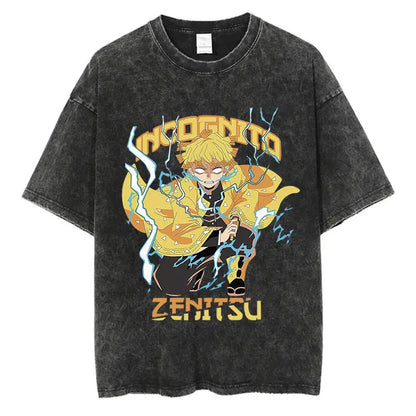 Demon Slayer Anime Washed T-Shirts