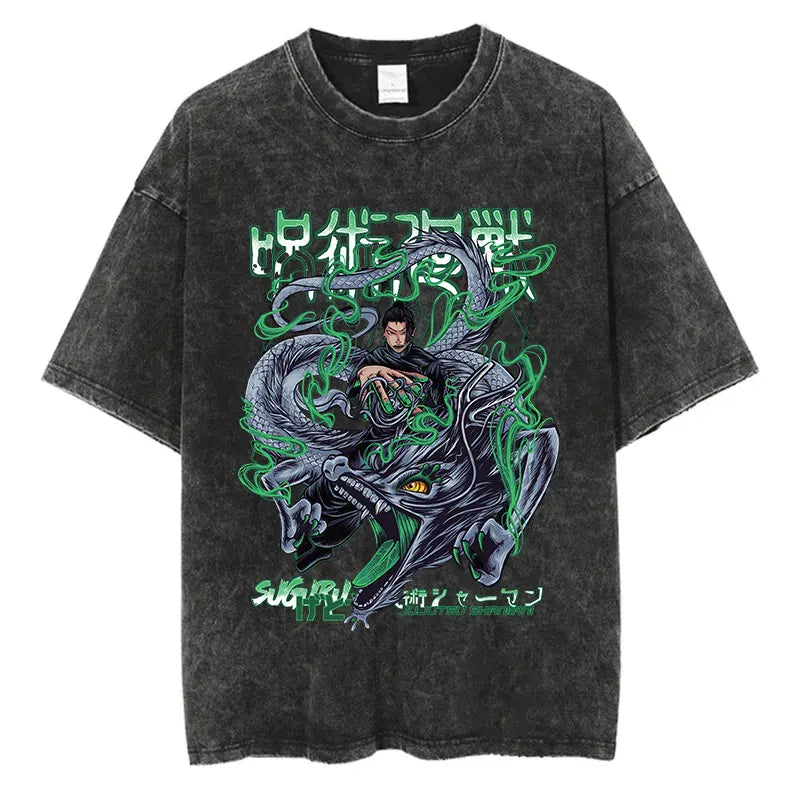 Jujutsu Kaisen Anime Washed T-Shirts - Collection #2