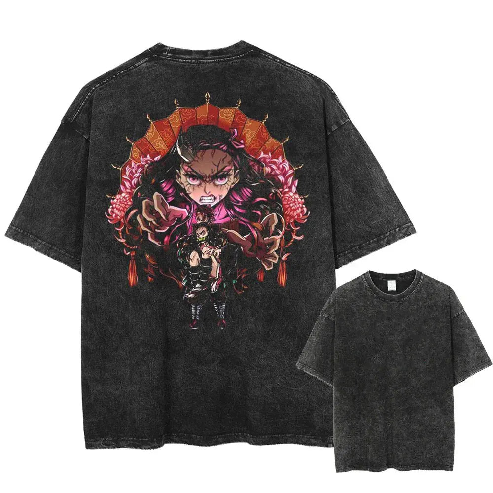 Demon Slayer Anime Washed T-Shirts - Collection #2