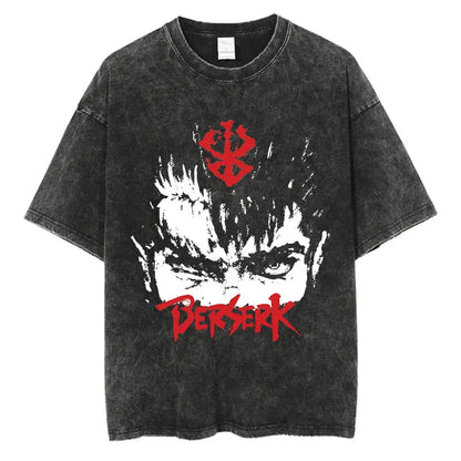 Berserk Anime Washed T-Shirts