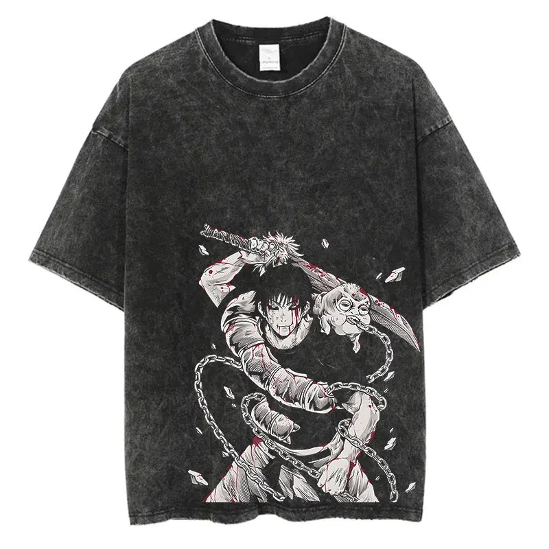 Jujutsu Kaisen Anime Washed T-Shirts - Collection #3