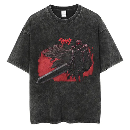 Berserk Anime Washed T-Shirts