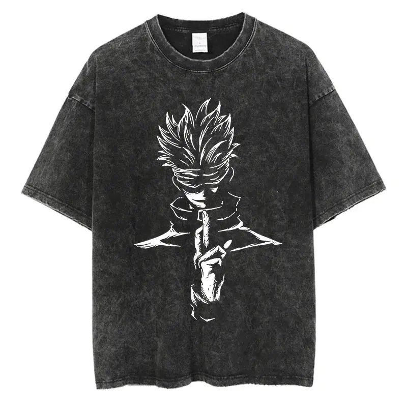 Jujutsu Kaisen Anime Washed T-Shirts