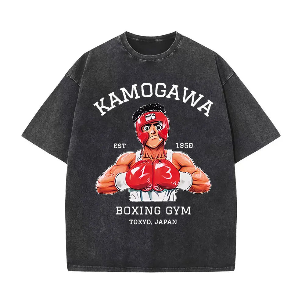 Hajime No Ippo Anime Washed T-Shirts - Collection #2