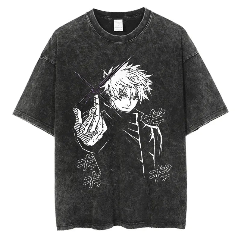 Jujutsu Kaisen Anime Washed T-Shirts