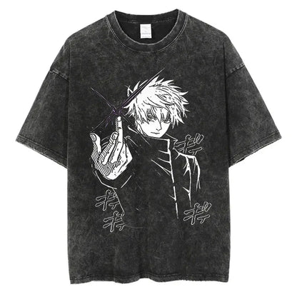 Jujutsu Kaisen Anime Washed T-Shirts