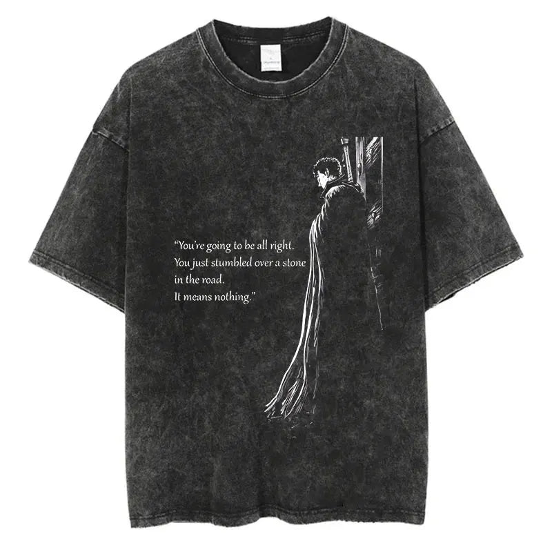 Berserk Anime Washed T-Shirts