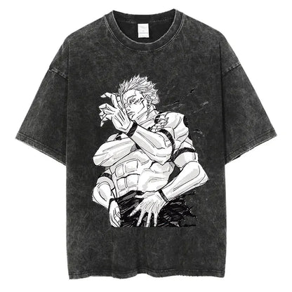 Jujutsu Kaisen Anime Washed T-Shirts