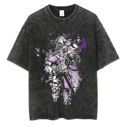 JoJo Bizarre Adventure Anime Washed T-Shirts - Collection #2