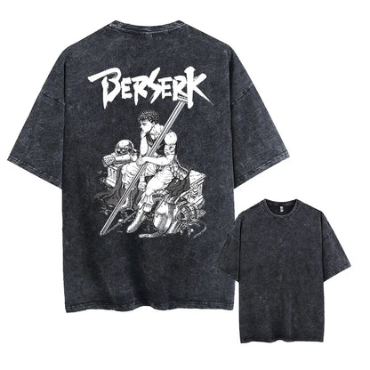 Berserk Anime Washed T-Shirts - Collection #2