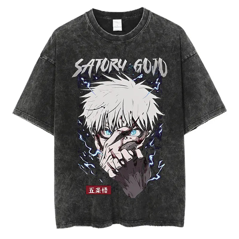 Jujutsu Kaisen Anime Washed T-Shirts