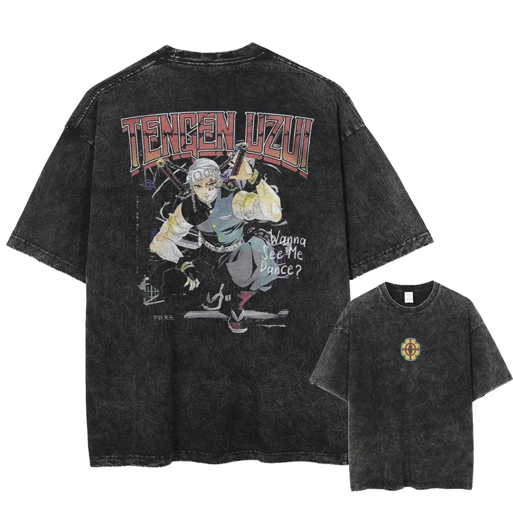 Demon Slayer Anime Washed T-Shirts - Collection #2