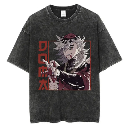 Demon Slayer Anime Washed T-Shirts