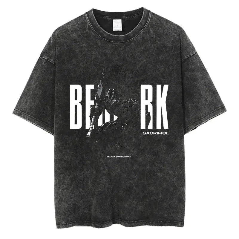 Berserk Anime Washed T-Shirts