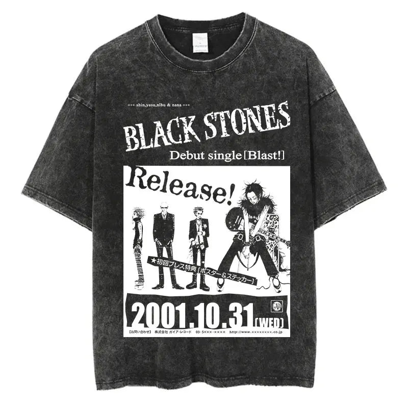 Nana Osaki Anime Washed T-Shirts