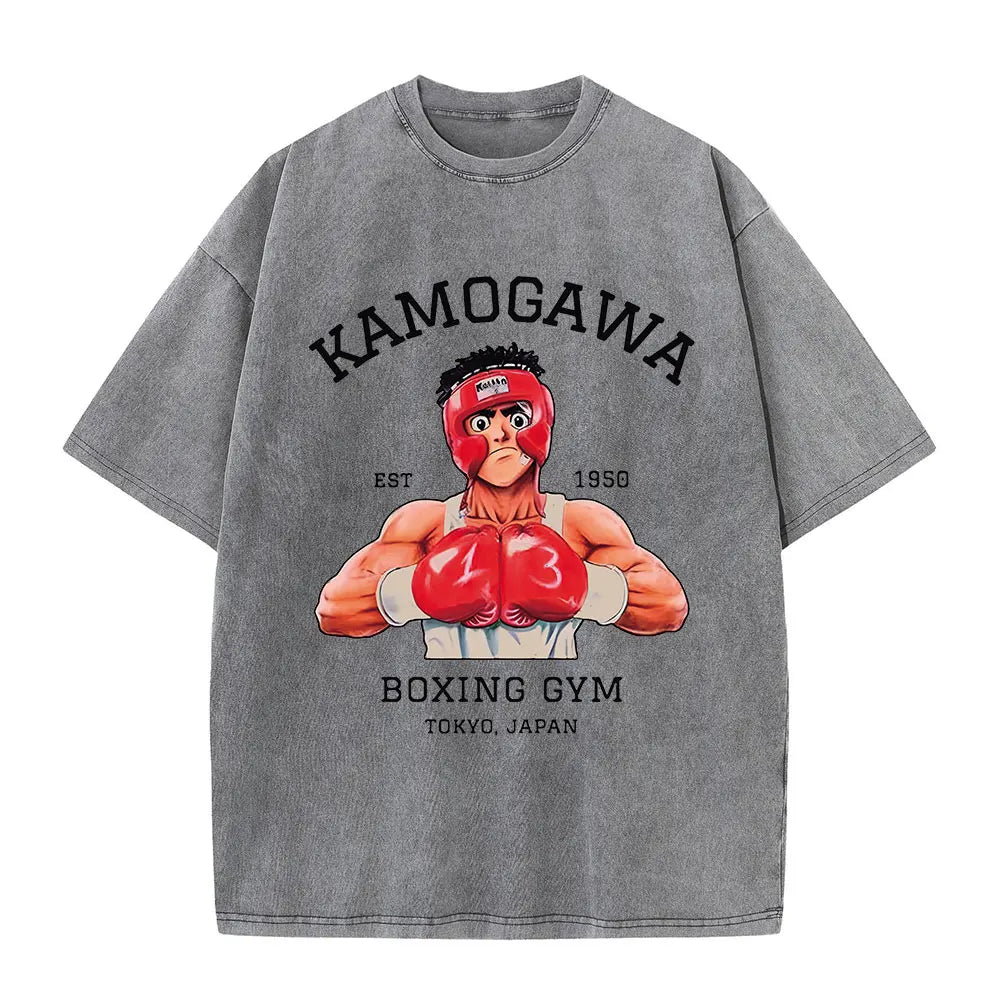 Hajime No Ippo Anime Washed T-Shirts - Collection #2