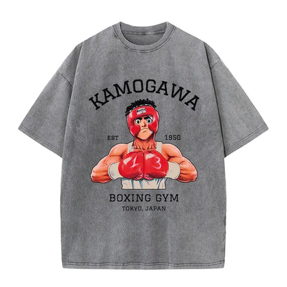 Hajime No Ippo Anime Washed T-Shirts - Collection #2