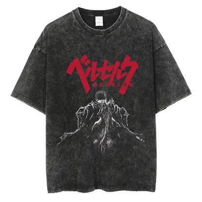 Berserk Anime Washed T-Shirts