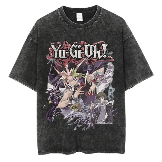 Yu Gi Ou Anime Washed T-Shirts