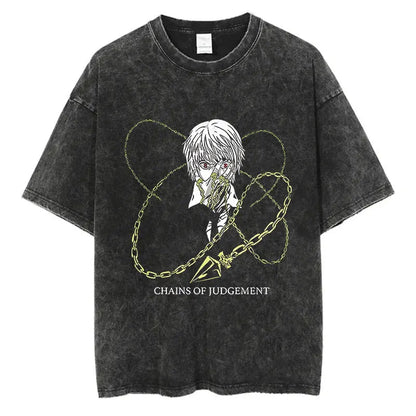 Hunter x Hunter Anime Washed T-Shirts