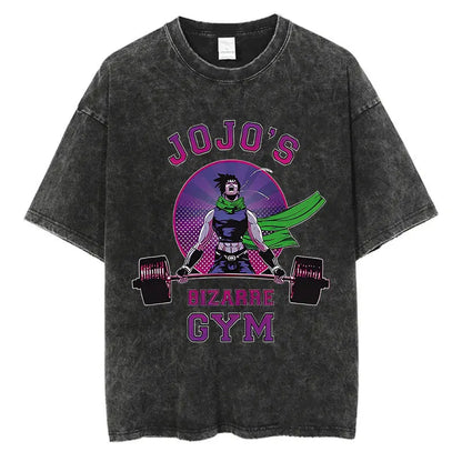 JoJo Bizarre Adventure Anime Washed T-Shirts - Collection #1