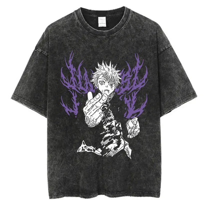 Jujutsu Kaisen Anime Washed T-Shirts