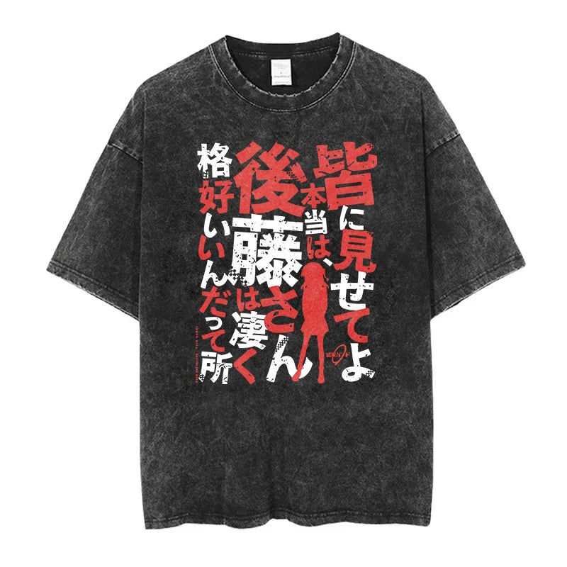 Bocchi the Rock Anime Washed T-Shirts