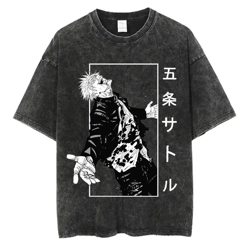 Jujutsu Kaisen Anime Washed T-Shirts