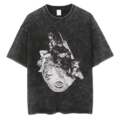 Berserk Anime Washed T-Shirts