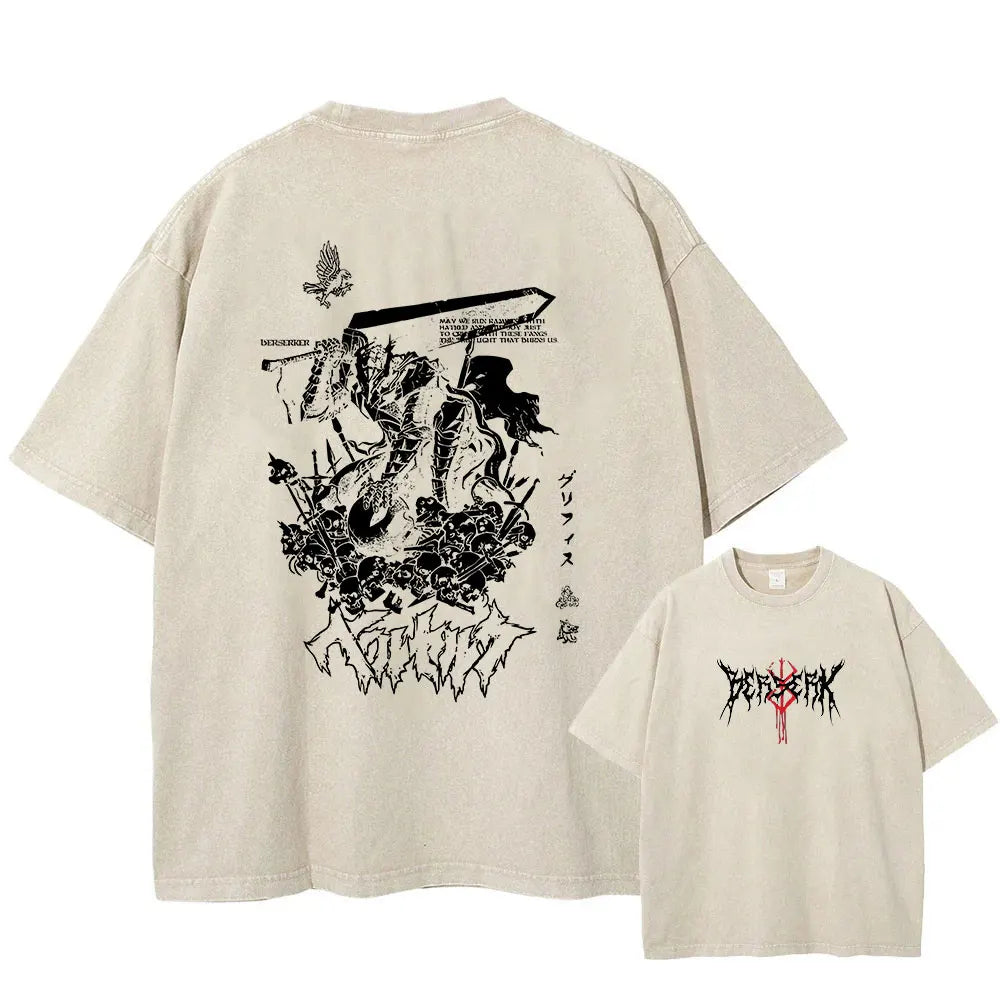 Berserk Anime Washed T-Shirts - Collection #2