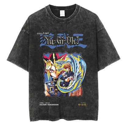 Yu Gi Ou Anime Washed T-Shirts